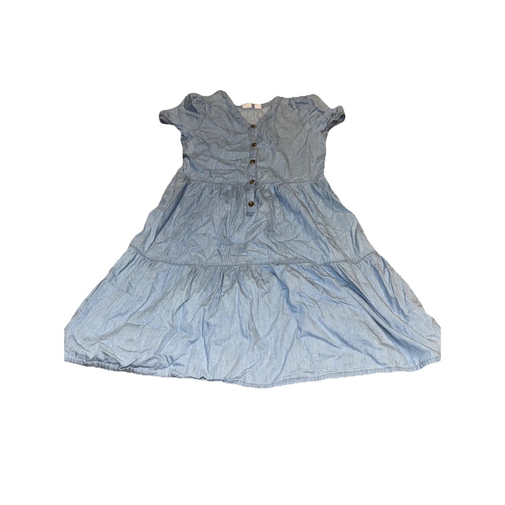 Gap Youth‎ Girls Light Blue Dress Button Size Large 10-12
